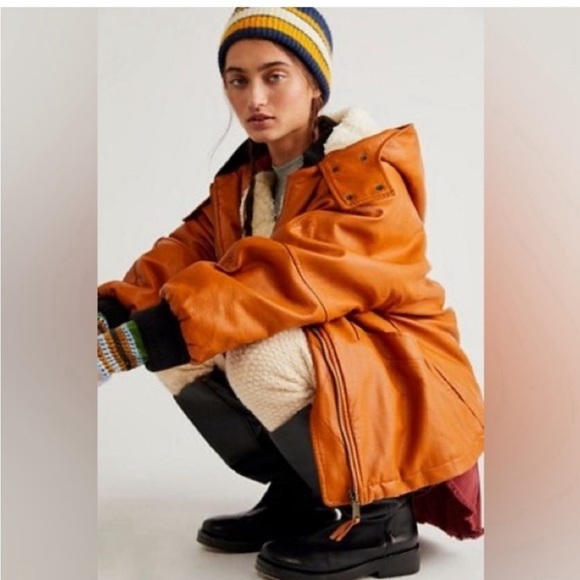 NEW Moxy Trapeze Vegan Leather Jacket FREE PEOPLE Size Small - Picture 3 of 6